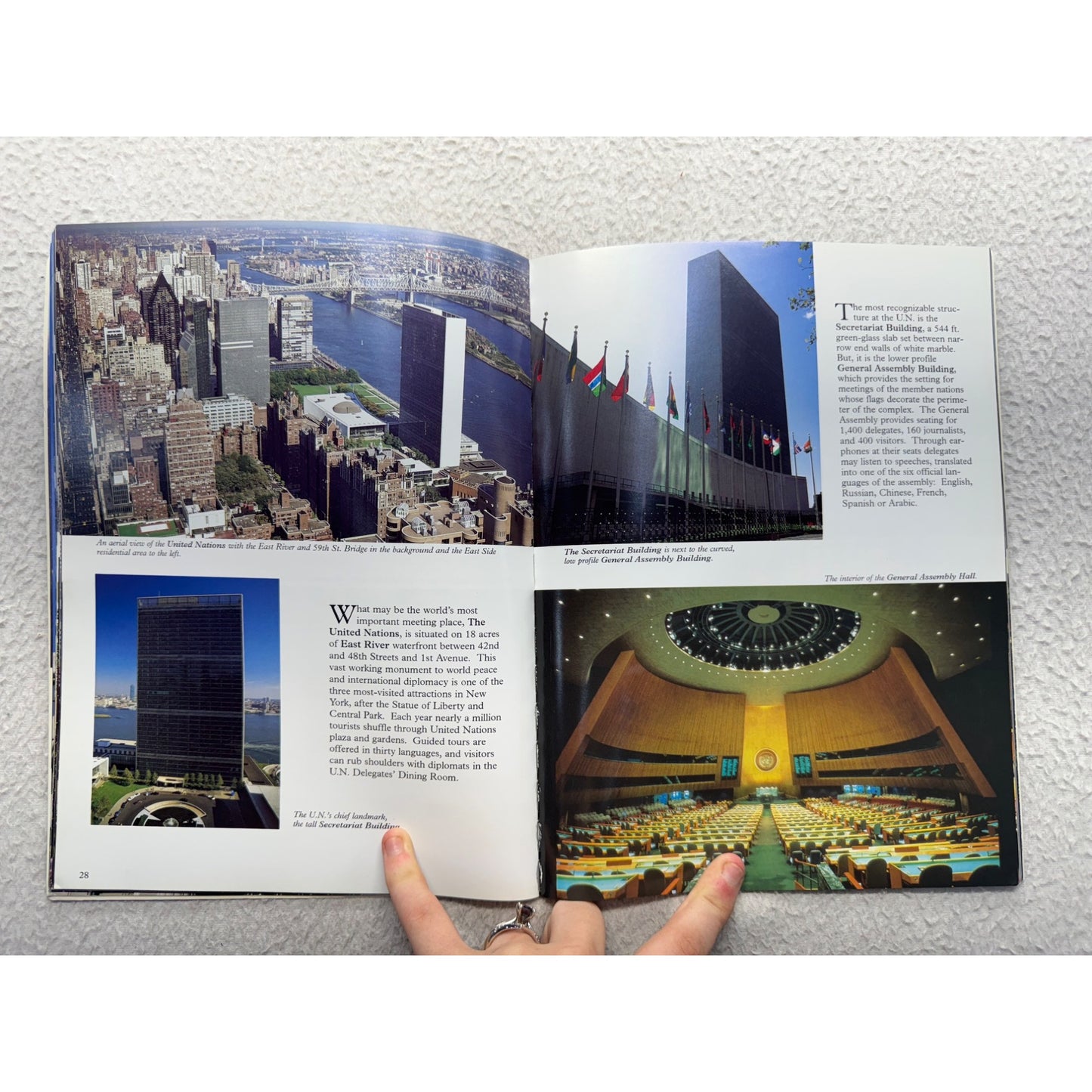 New York Souvenir Book English Edition By Irving Weisdorf & Co. Hardcover 434B
