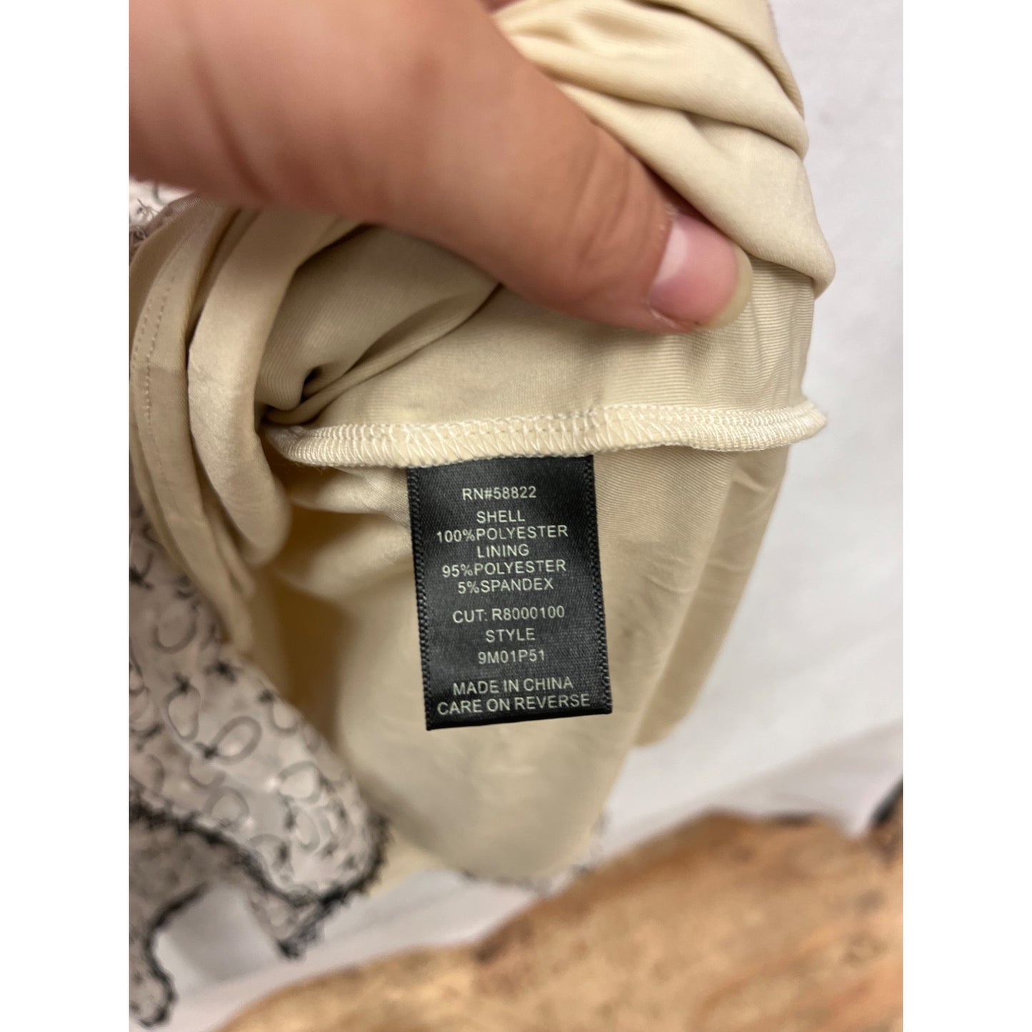 Max Studio Womens 6 Beige & Black Tiered Ruffle Maxi Dress With Adjustable Straps #107A