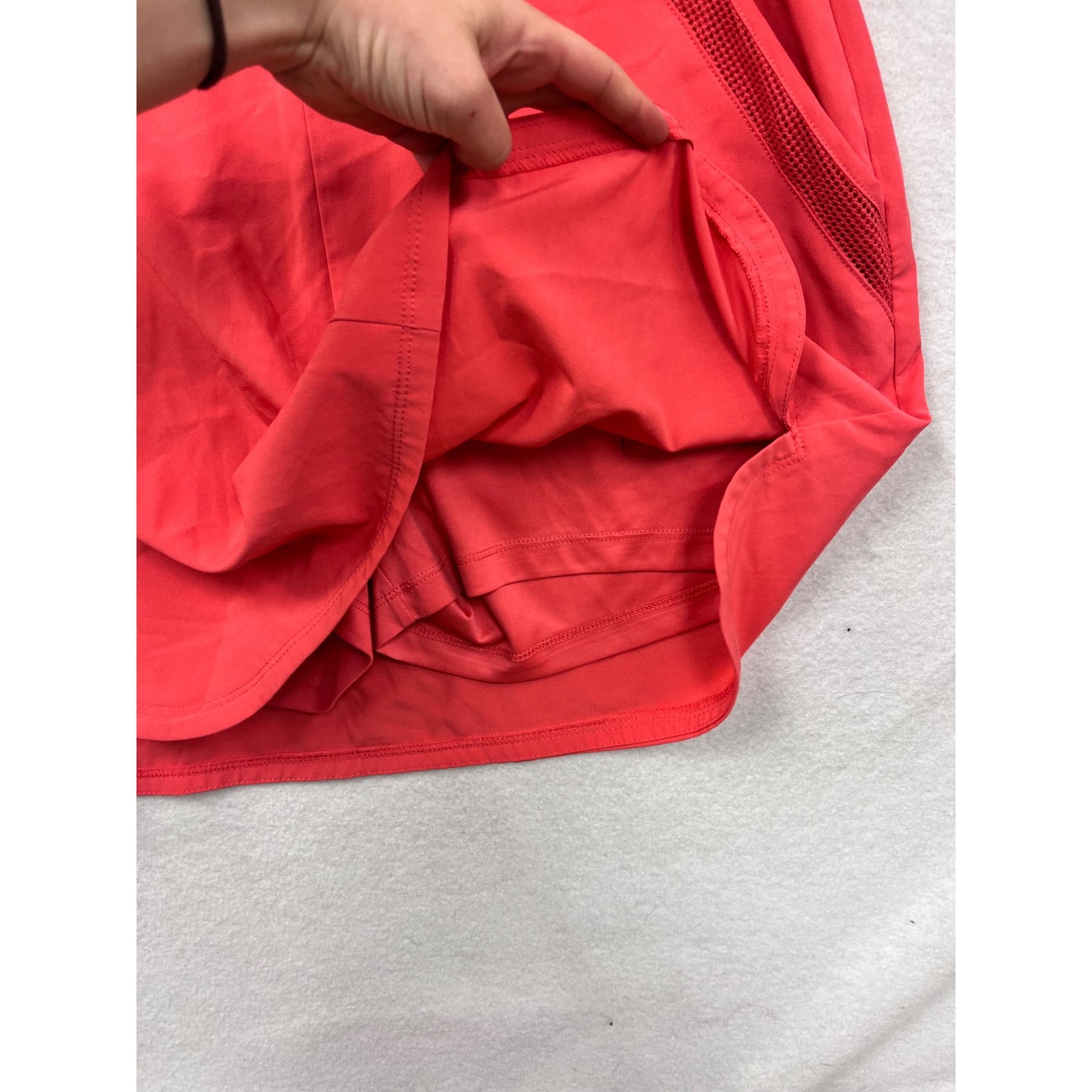 Womens Red Sunday Athletic Skort L With Pockets #8213