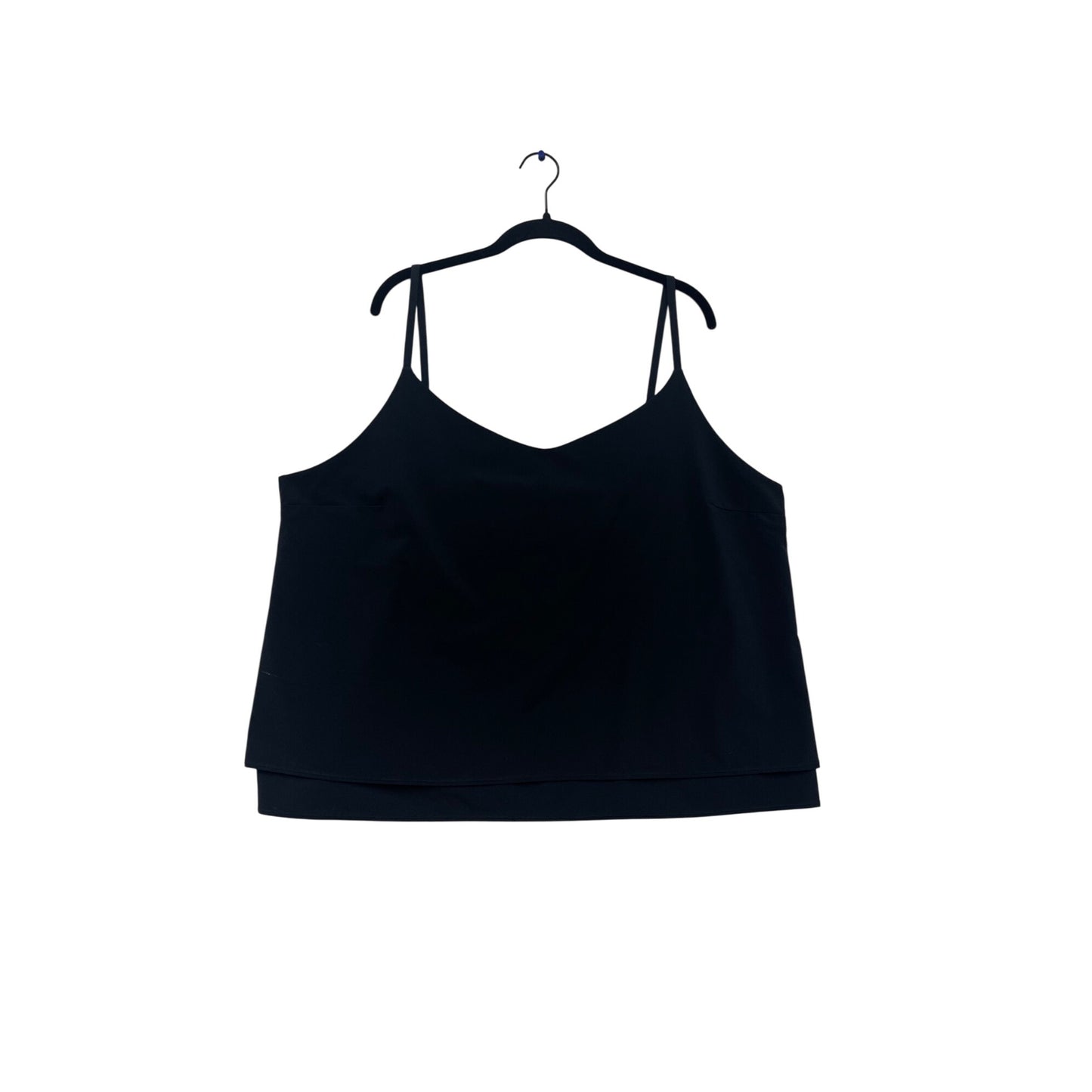 Eddie Bauer 2XL Black Sleeveless Camisole Top #523A