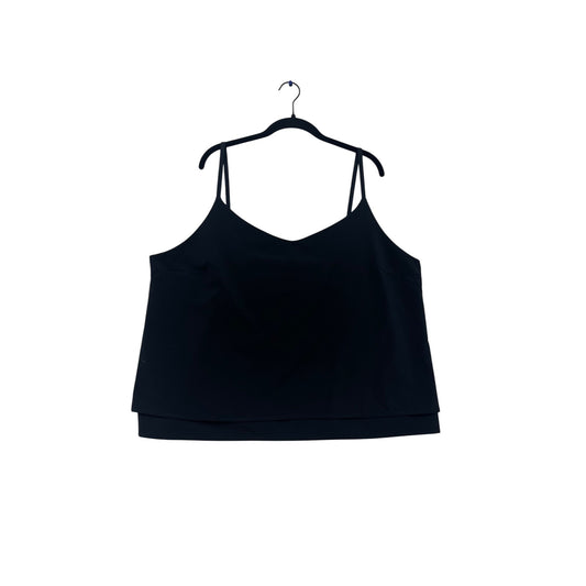 Eddie Bauer 2XL Black Sleeveless Camisole Top #523A