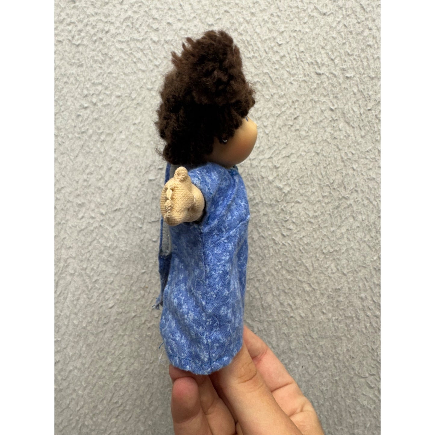 Cabbage Patch Kids 1984 Vintage Doll With Blue Floral Dress 9968