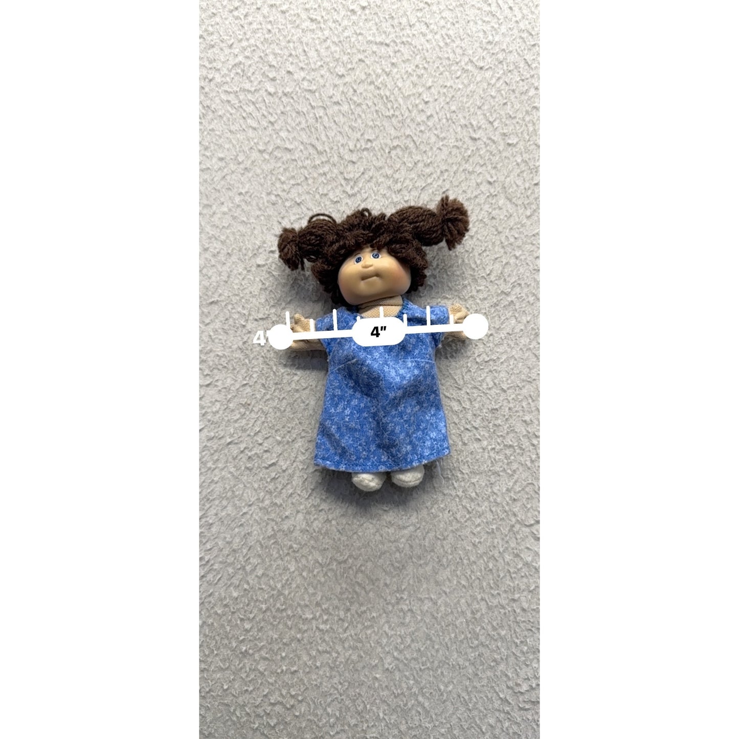 Cabbage Patch Kids 1984 Vintage Doll With Blue Floral Dress 9968