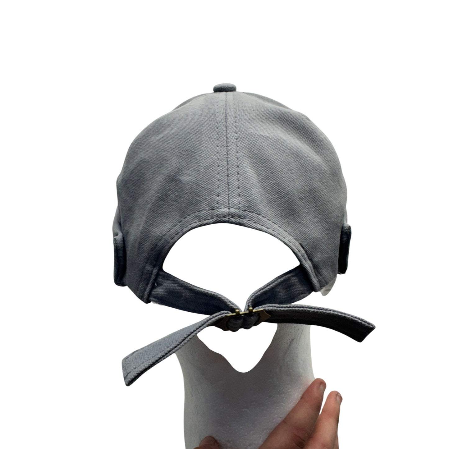 Gray Denim Supplies Docker Cap With Adjustable Back Strap #9224