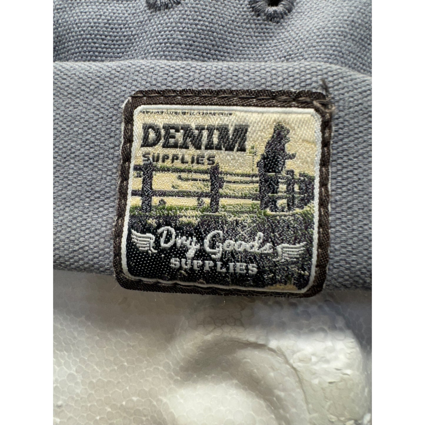 Gray Denim Supplies Docker Cap With Adjustable Back Strap #9224
