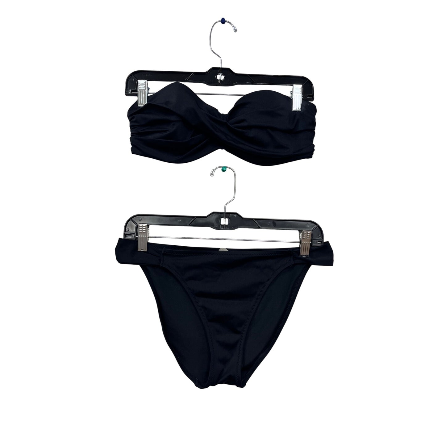 Victorias Secret Black Bandeau Bikini Set #466A