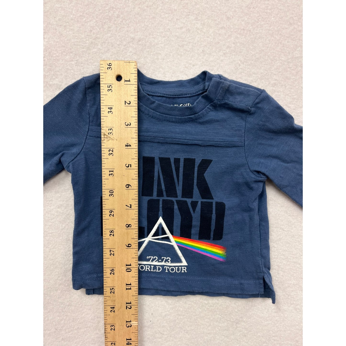 Pink Floyd Baby Boy World Tour Long Sleeve T-Shirt 6-9M #6300