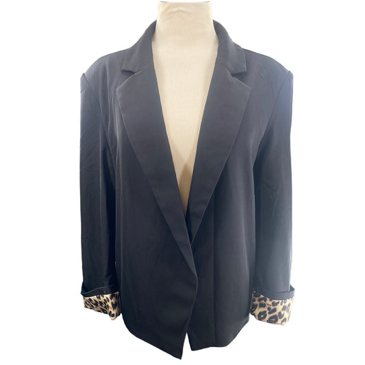 Women’s Eye catching Black Cheetah Print Blazer