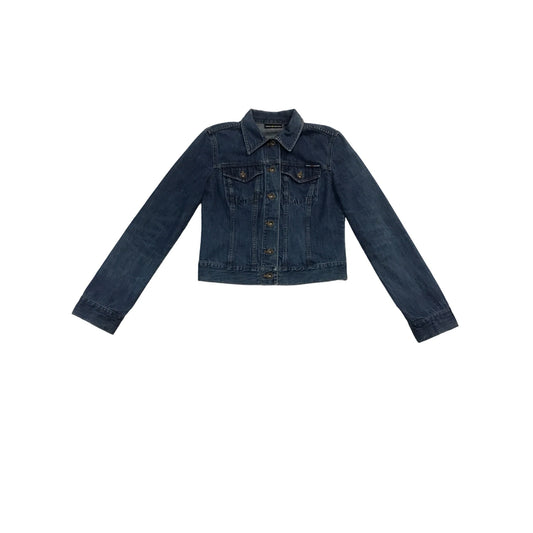 DKNY Jeans Cropped Jean Jacket