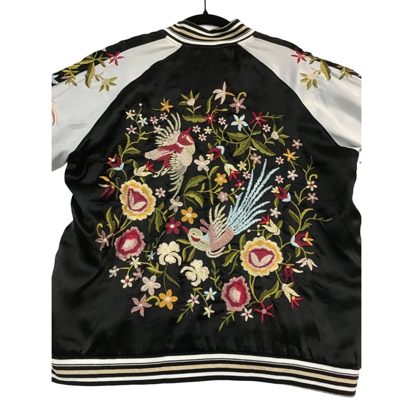 Women’s Reversible Embroidered Bomber Jacket