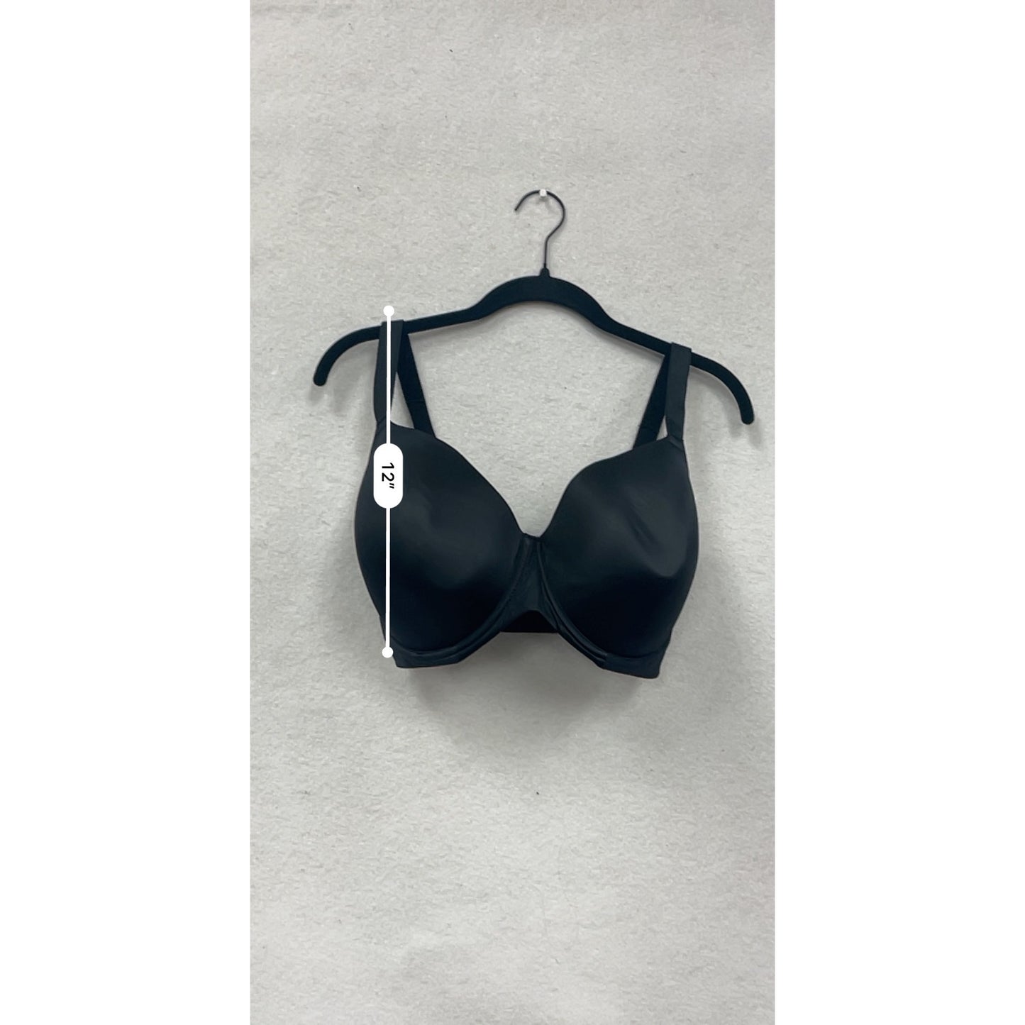 Camio Mio Black Underwire Bra 32H #8596