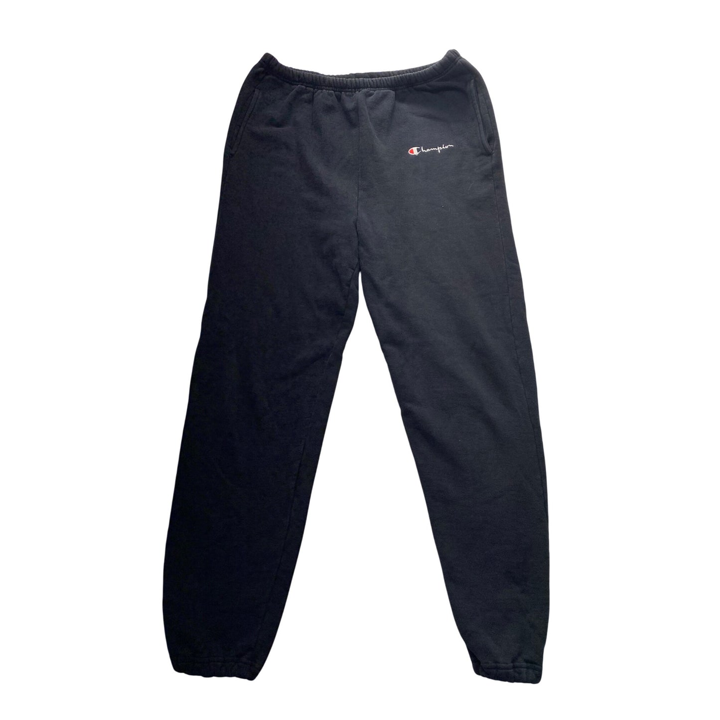 Champion Tall Mens Jogger Sweatpants Black Elastic Waist #7127