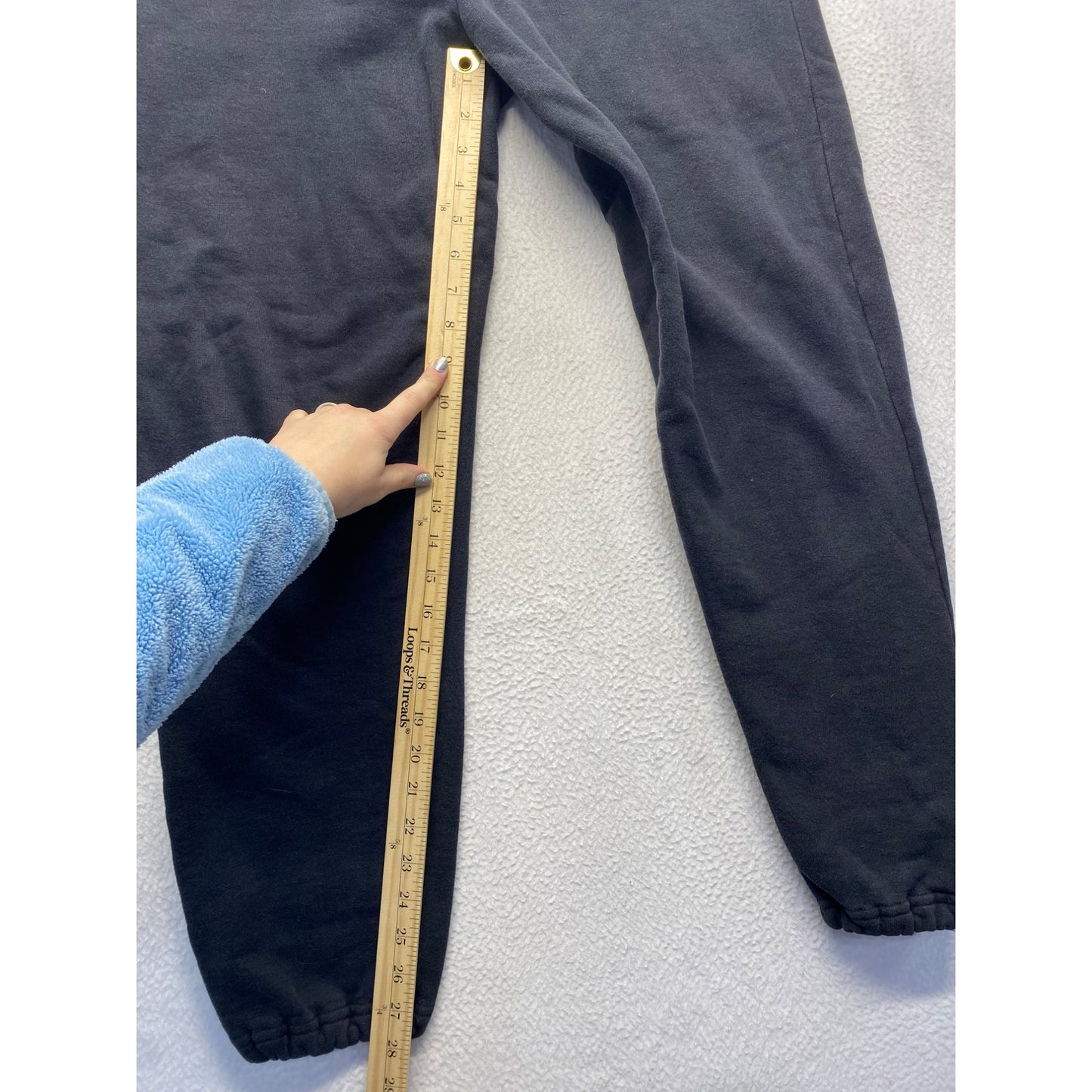 Champion Tall Mens Jogger Sweatpants Black Elastic Waist #7127
