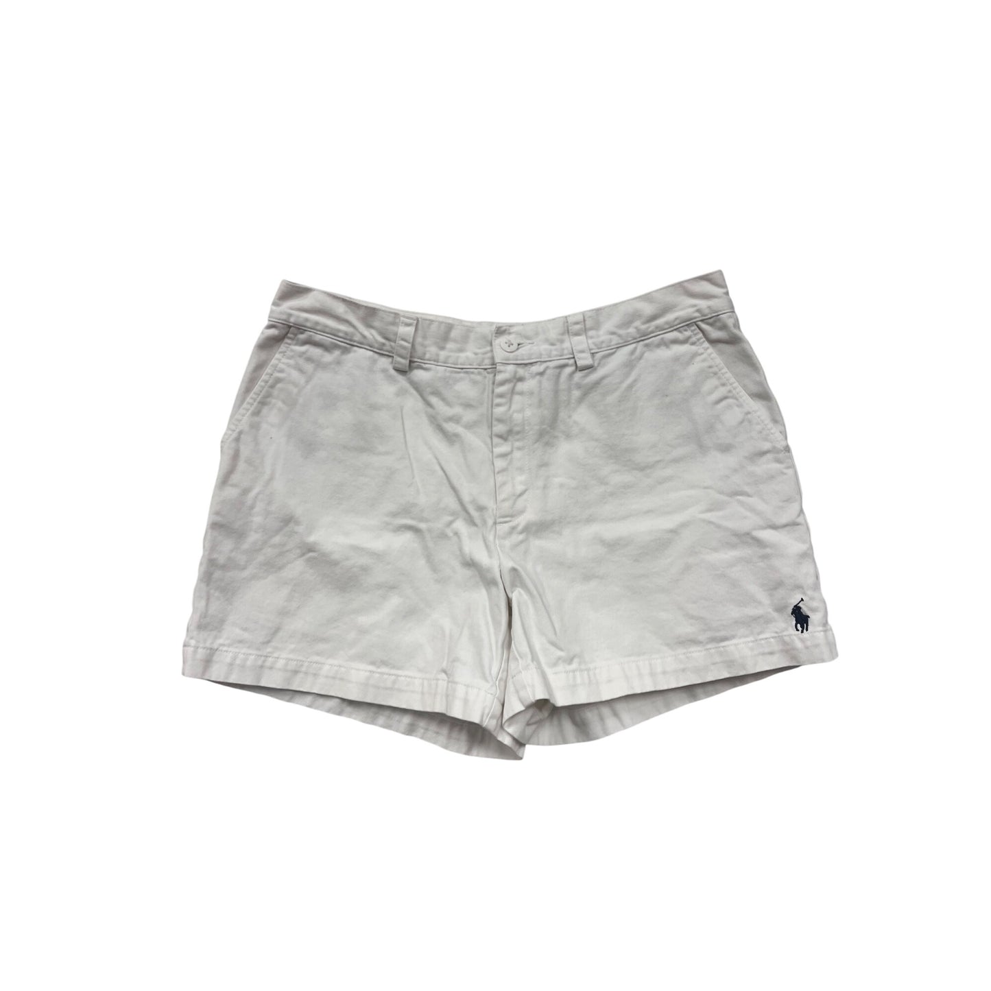 Ralph Lauren Sport Womens White Cotton Shorts Size 8 #8251