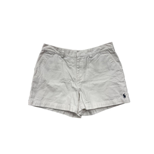 Ralph Lauren Sport Womens White Cotton Shorts Size 8 #8251