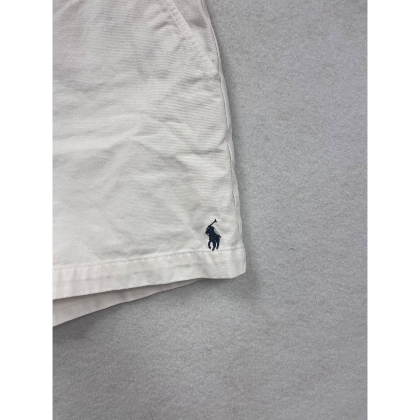 Ralph Lauren Sport Womens White Cotton Shorts Size 8 #8251