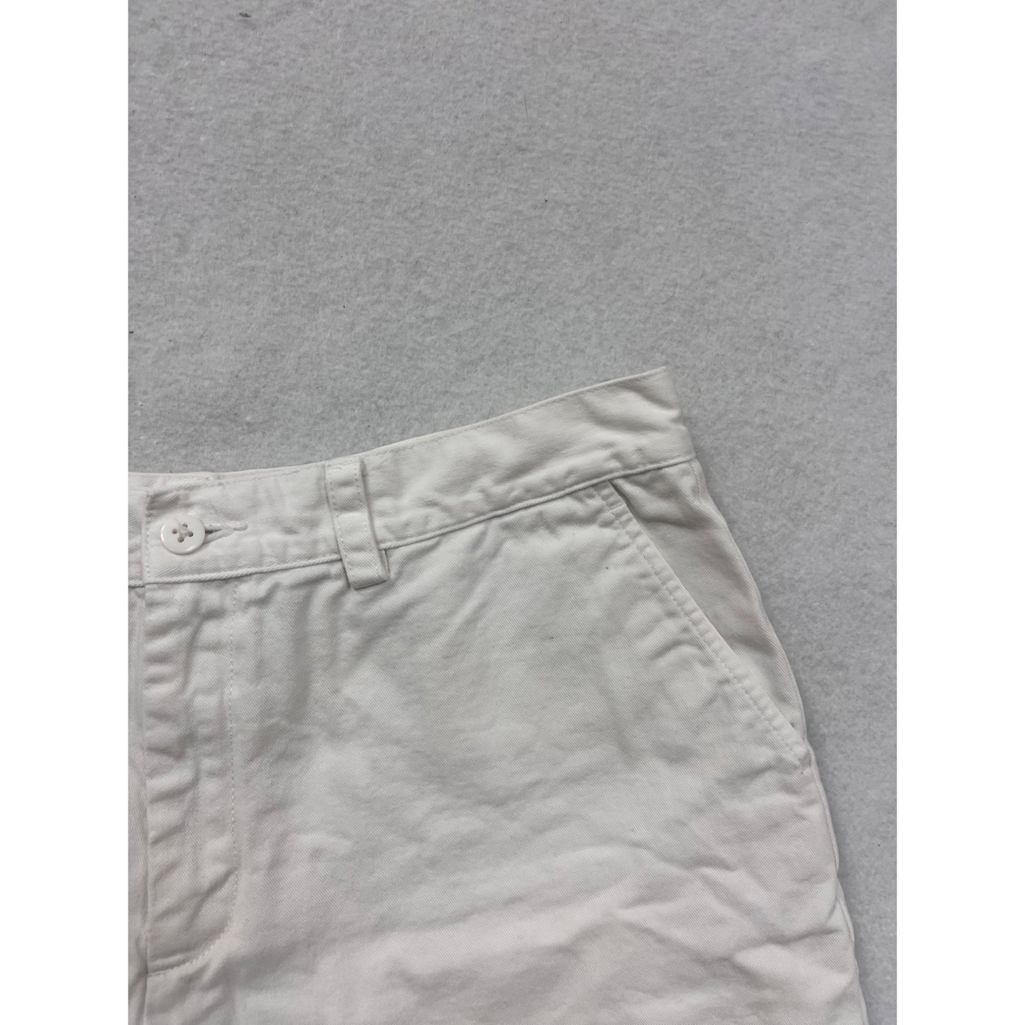 Ralph Lauren Sport Womens White Cotton Shorts Size 8 #8251