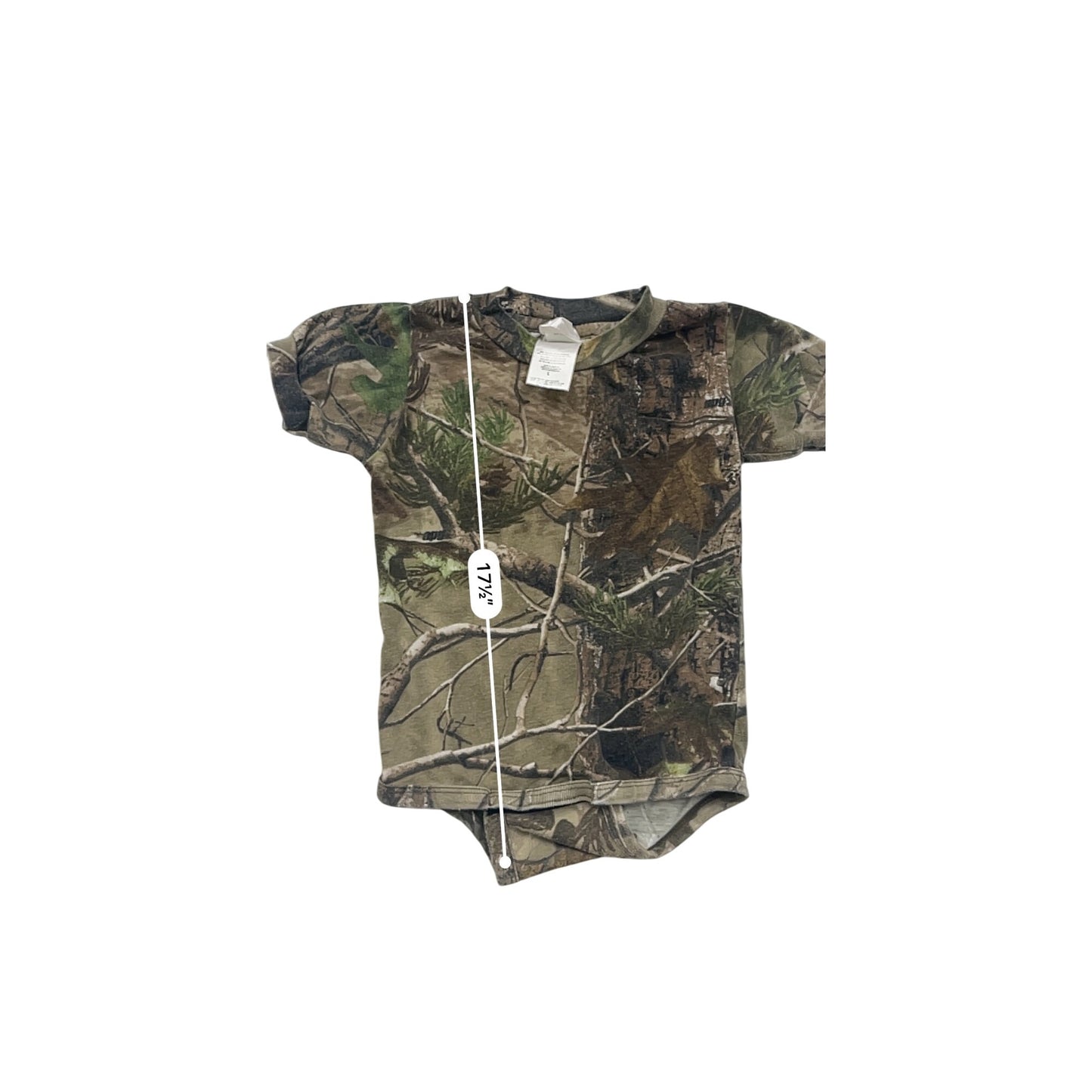 Lil Joey Baby Romper Large Camouflage Short Sleeve #8636