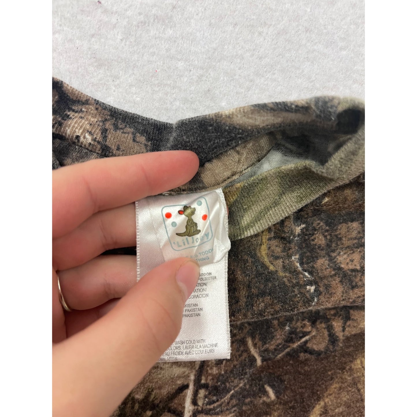 Lil Joey Baby Romper Large Camouflage Short Sleeve #8636