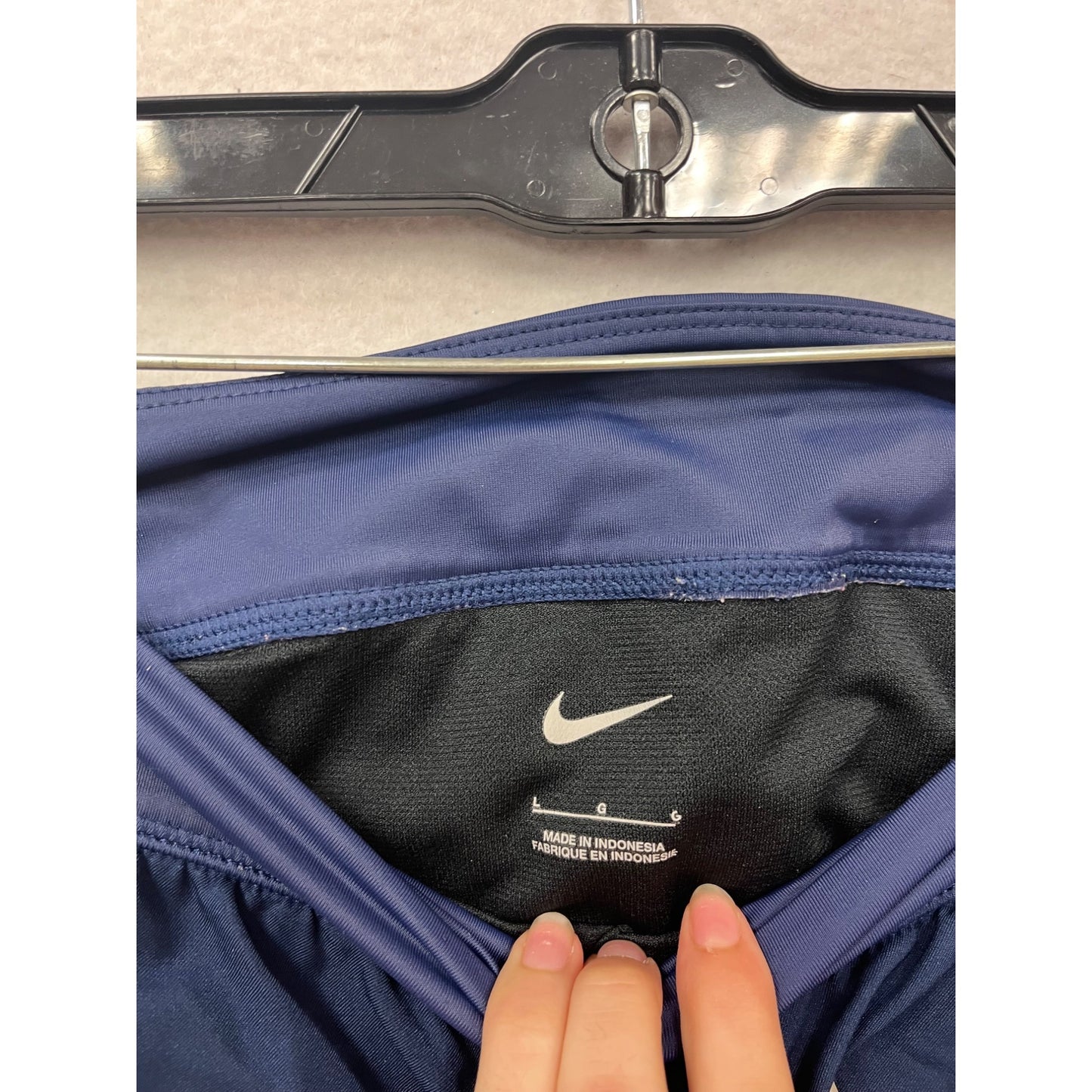 Nike Athletic Running Shorts Navy Size L #325A