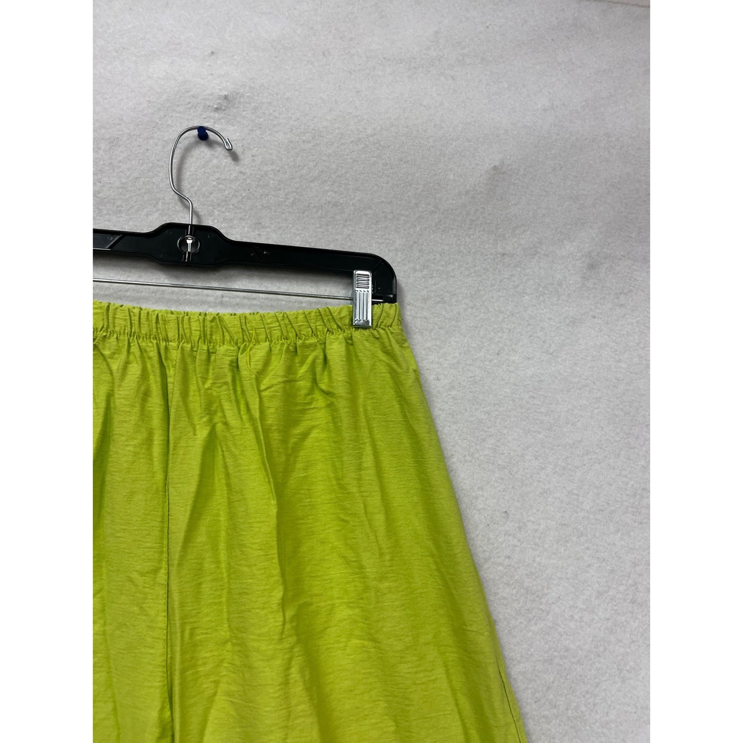 Bright Green Casual Pants L #770A