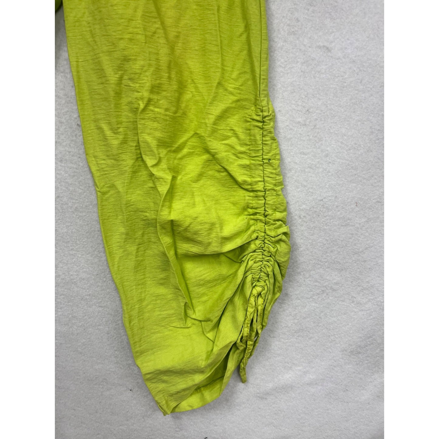 Bright Green Casual Pants L #770A