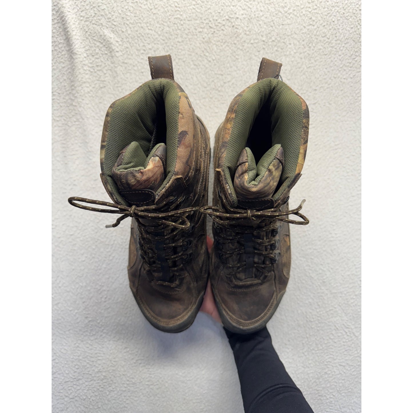 Danner Gore-Tex Suede Insulated Hunting Boots W/ Vibram Soles Size 12  #9376