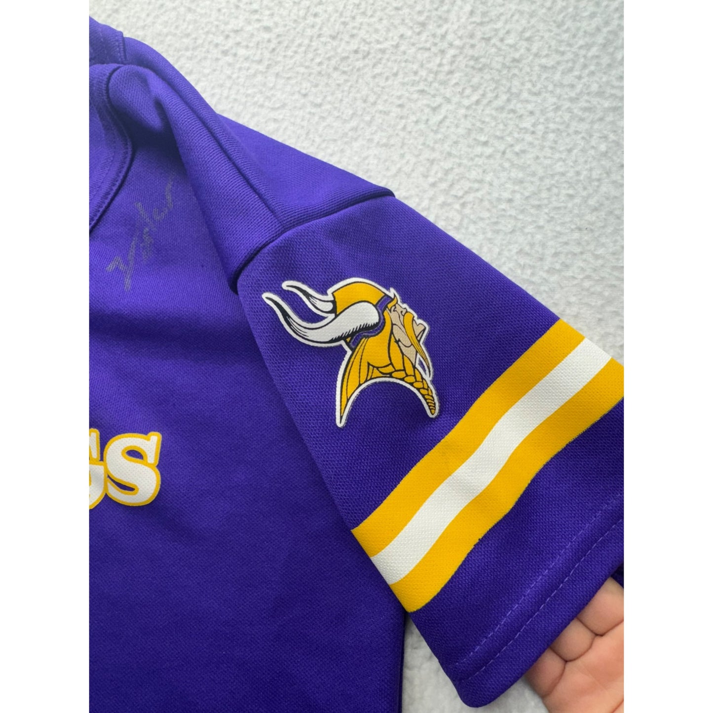 Kids Vikings Jersey Signed #5710