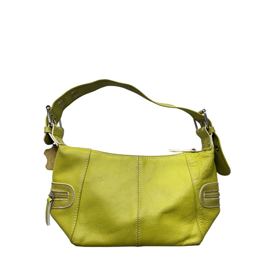 Lime Green MC Leather Shoulder Bag #7597