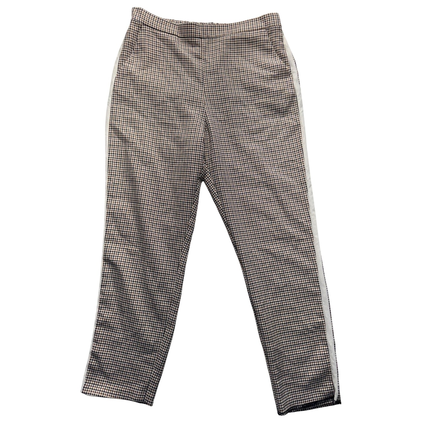 Asos Houndstooth Slim Fit Pants Size US 8 UK 12 With Side Stripes #323B