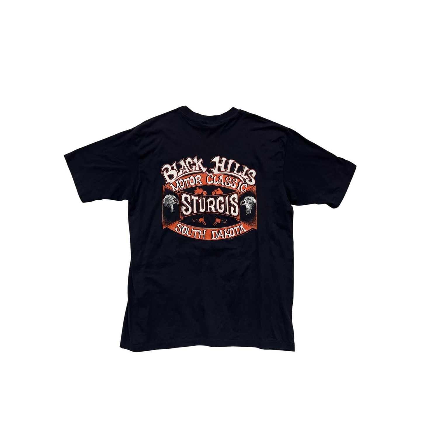 1989 Hanes Black Hills Motor Classic Sturgis Rally T-Shirt #8424