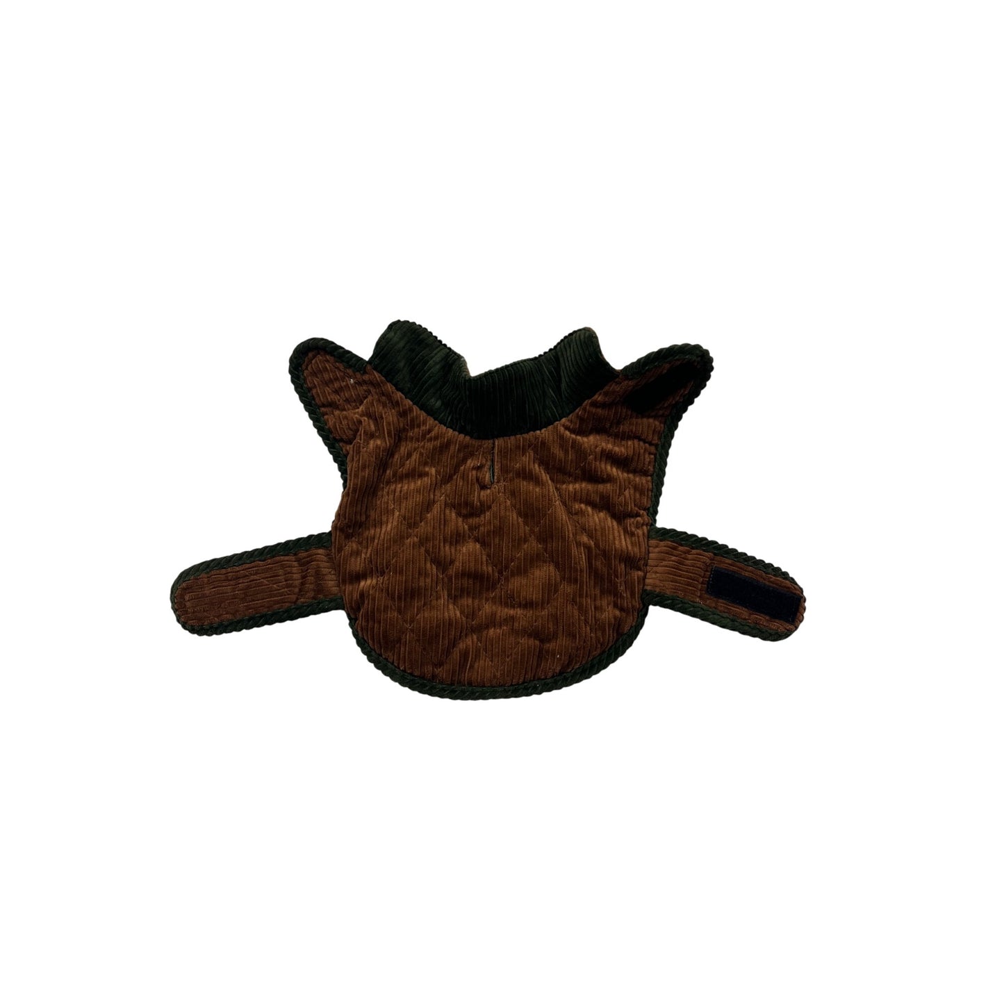 Woolrich Small Pet Patchwork Corduroy Coat With Velcro Closures #49A