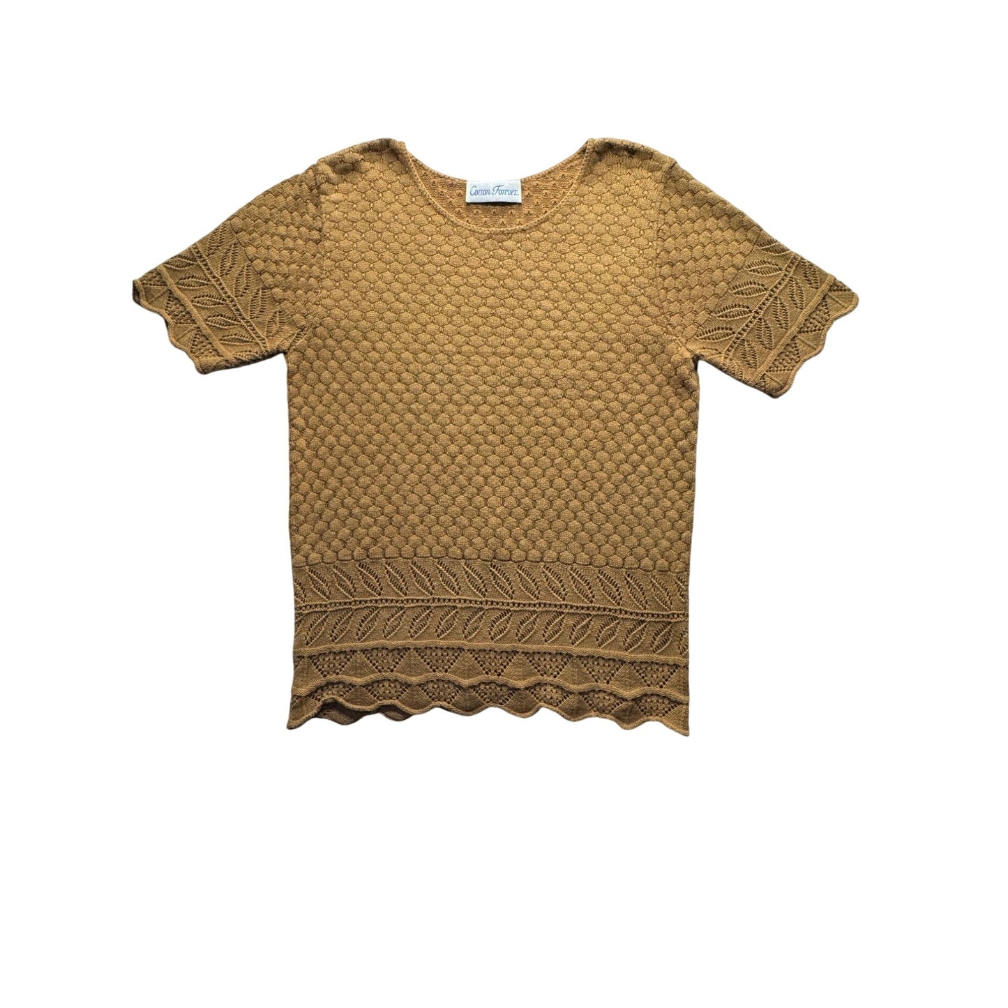 Vintage Cotton Forever Knit Top S #218B