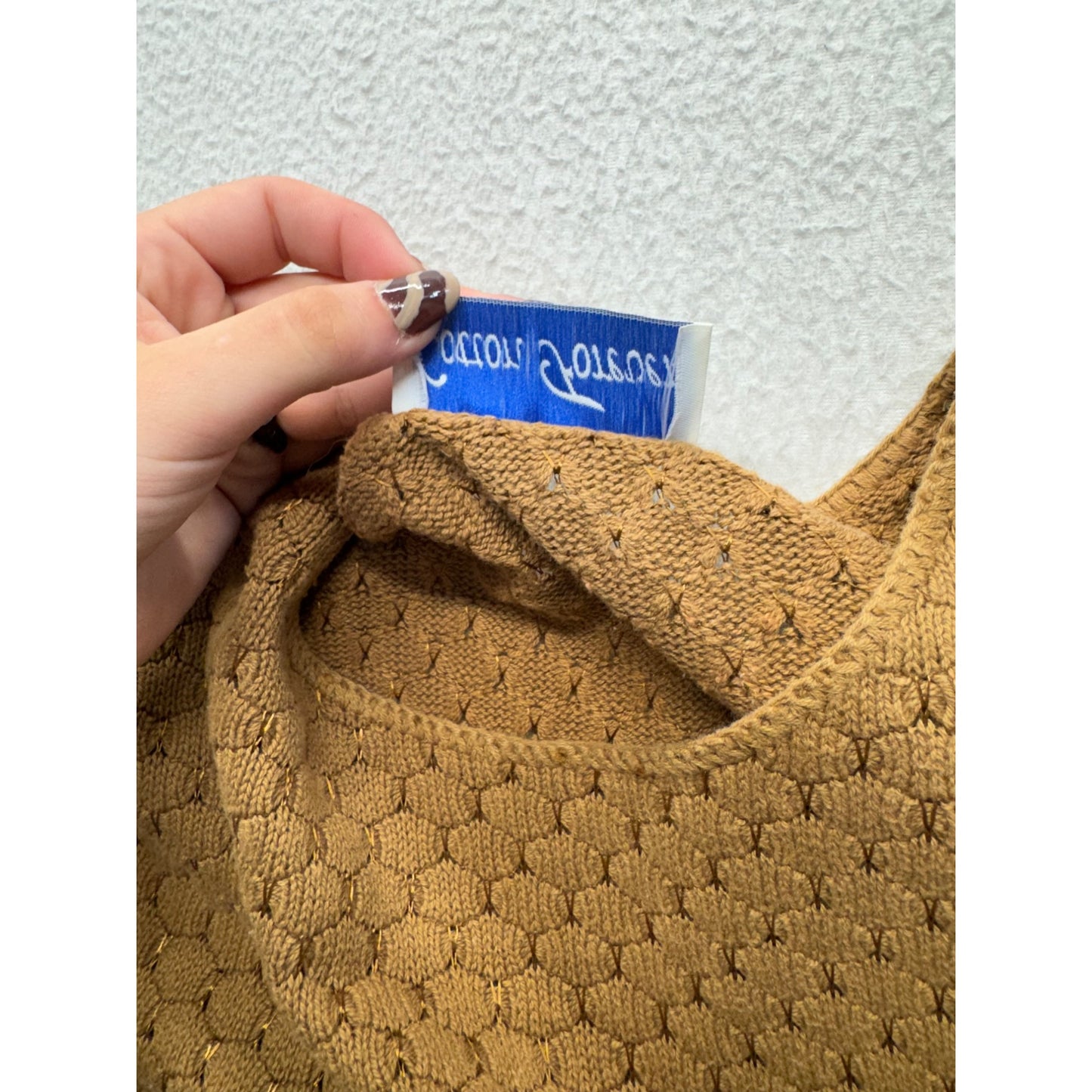 Vintage Cotton Forever Knit Top S #218B