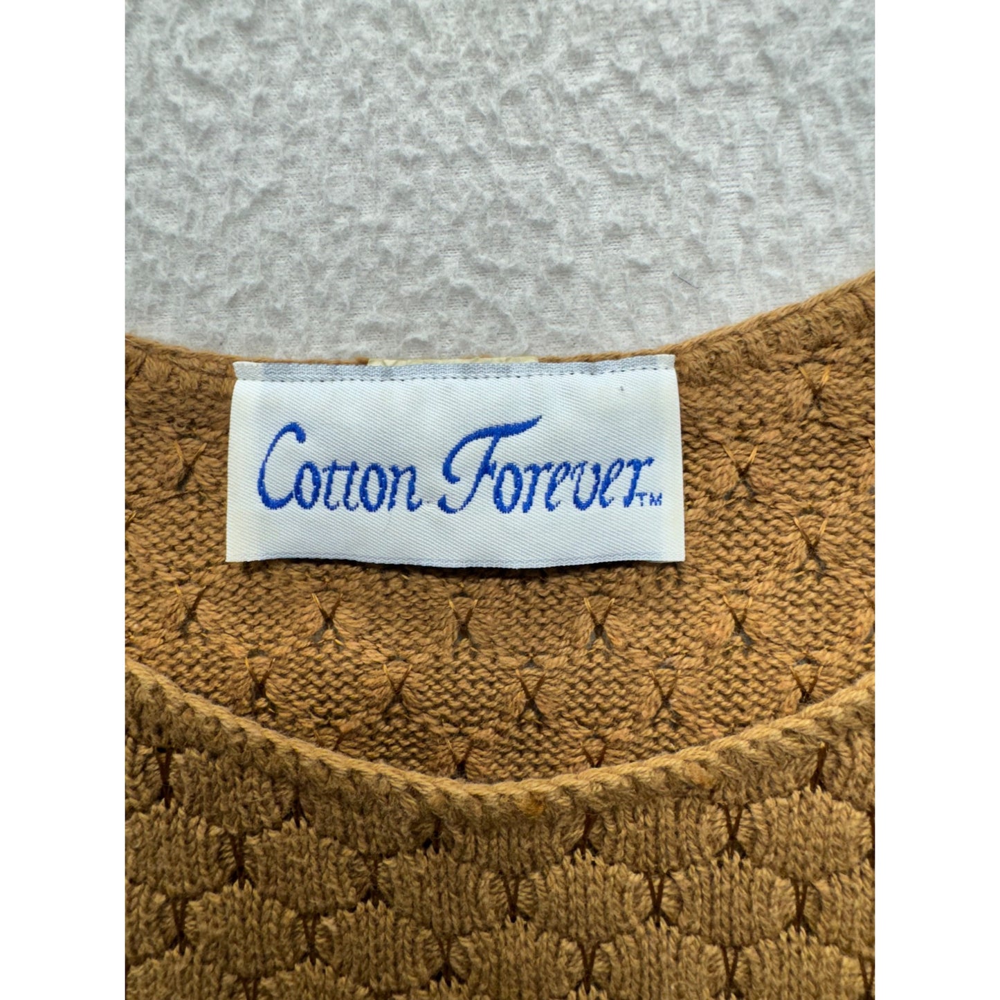 Vintage Cotton Forever Knit Top S #218B