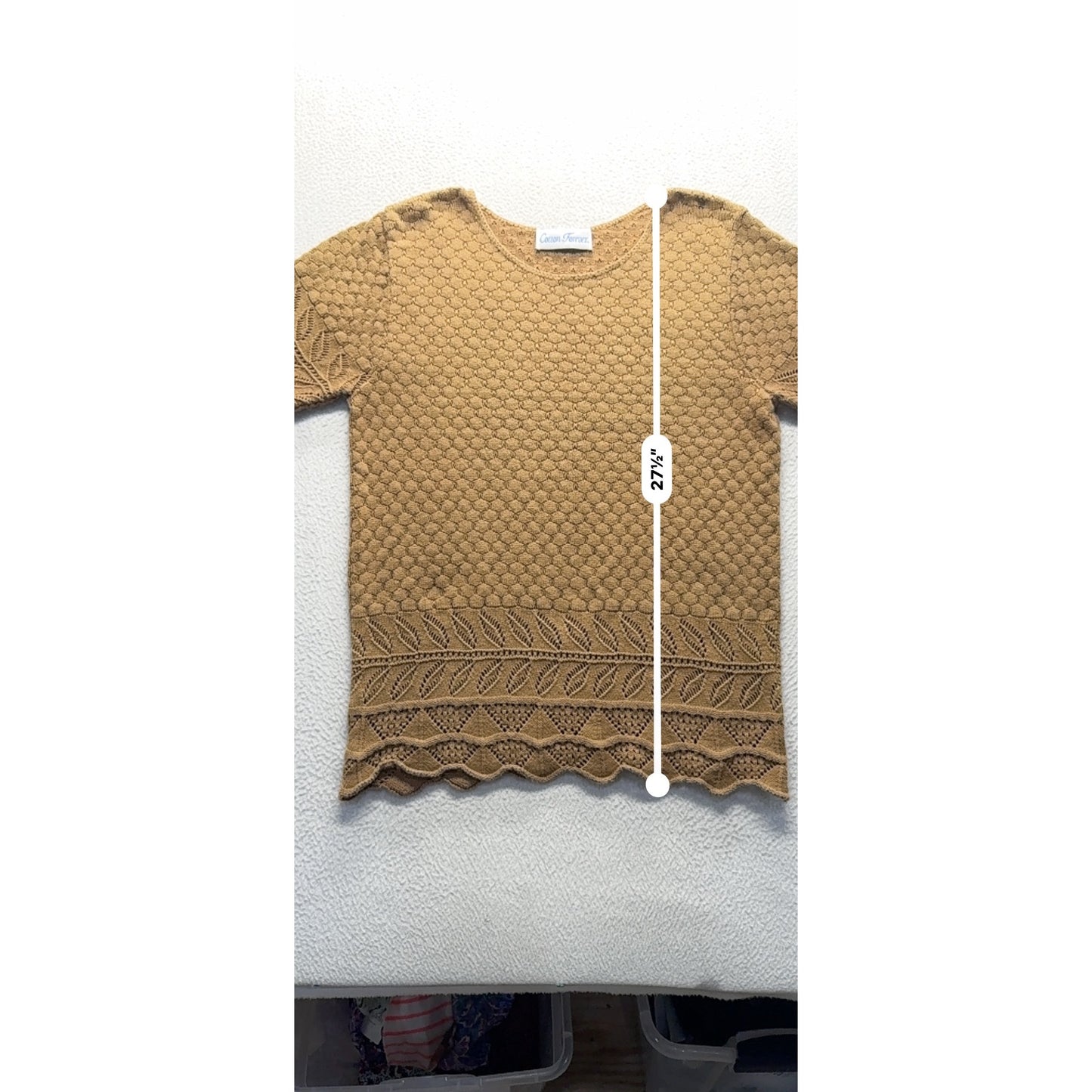 Vintage Cotton Forever Knit Top S #218B