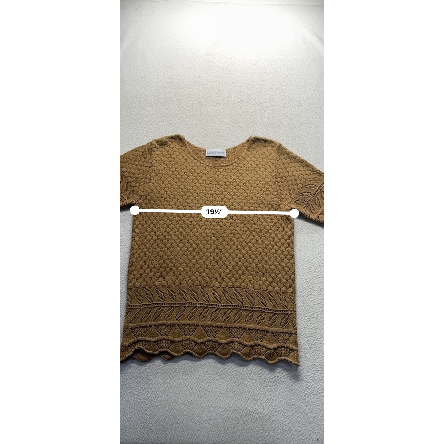 Vintage Cotton Forever Knit Top S #218B