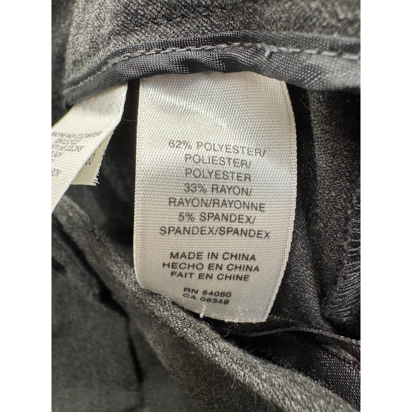 Jones New York Signature Petite 4P Gray Stretch Dress Pants #234B