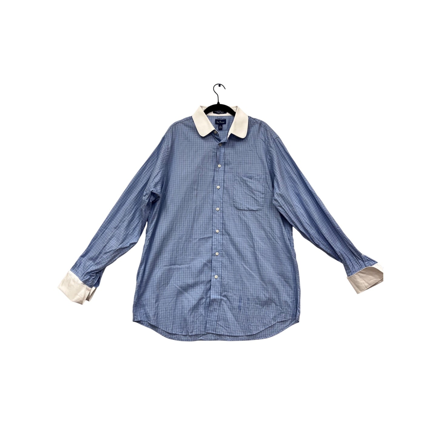 Paul Fredrick 100% Cotton Dress Shirt 17-37 #648A