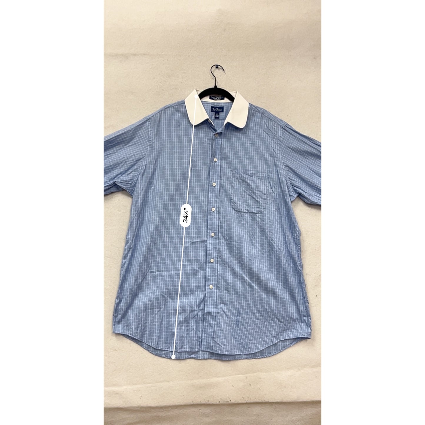 Paul Fredrick 100% Cotton Dress Shirt 17-37 #648A