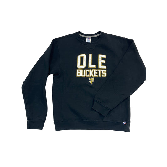 Black “Ole Buckets” Crewneck