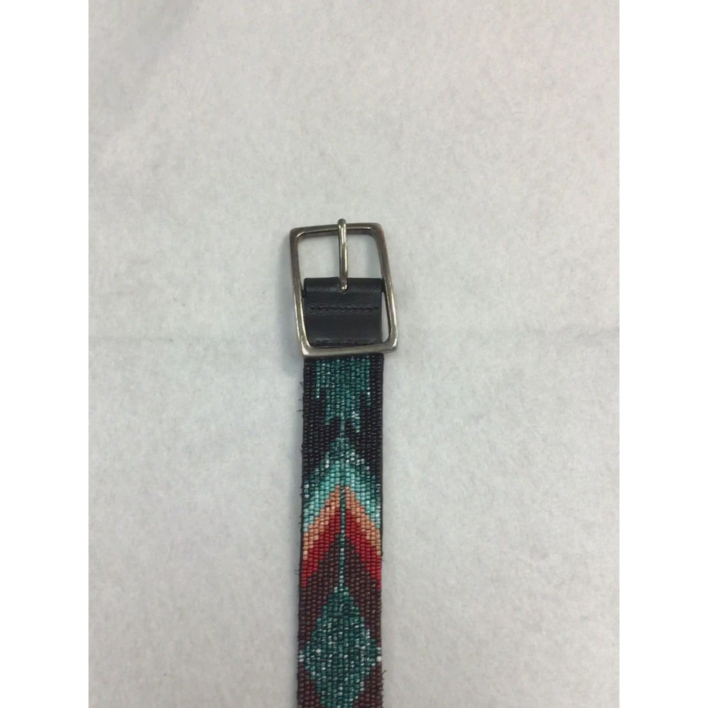 Women’s Indigenous Style Beaded Leather Belt