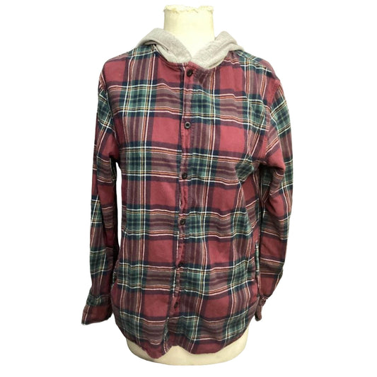 Pacsun Mens Hooded Flannel