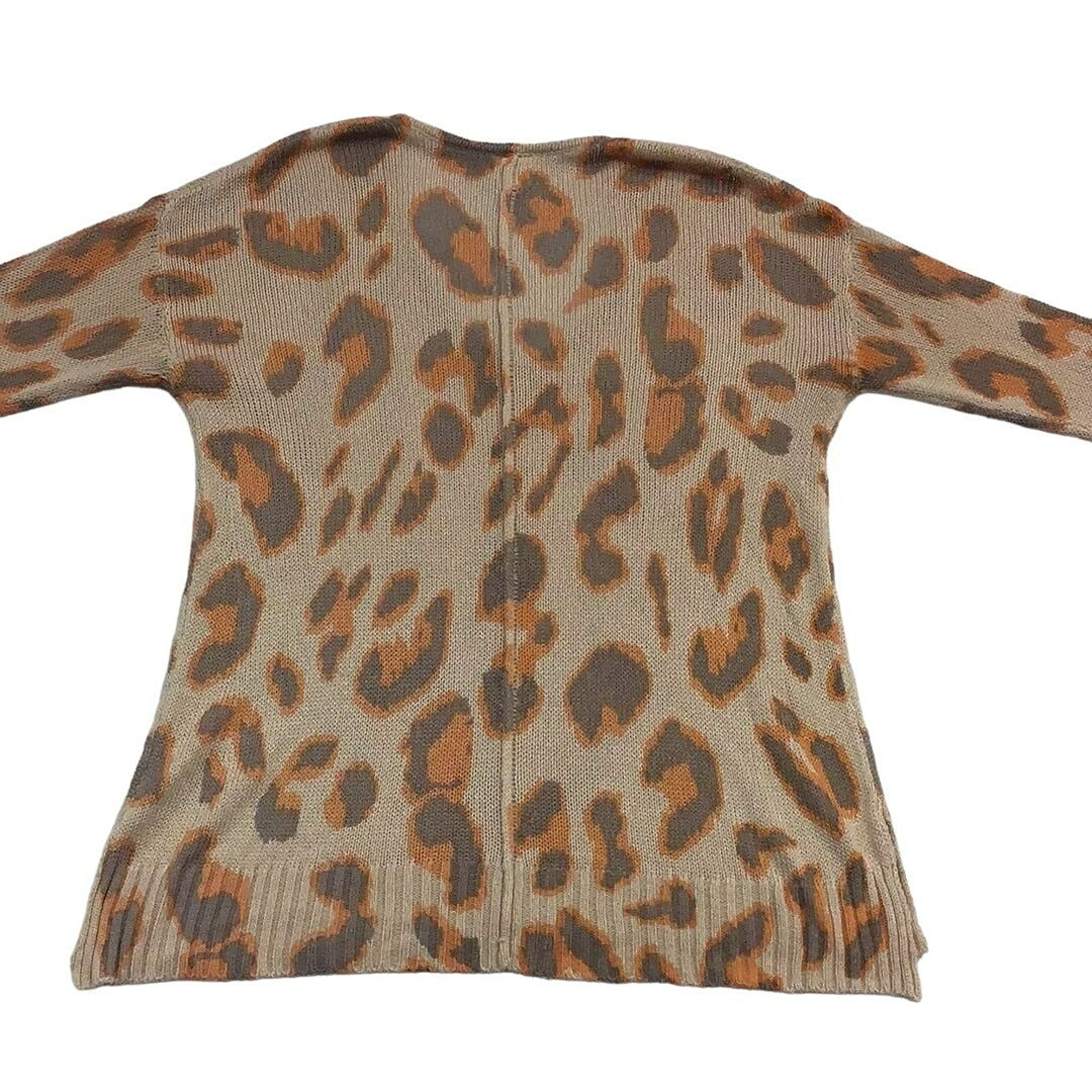 Women’s Cheetah Print Knit Sweater