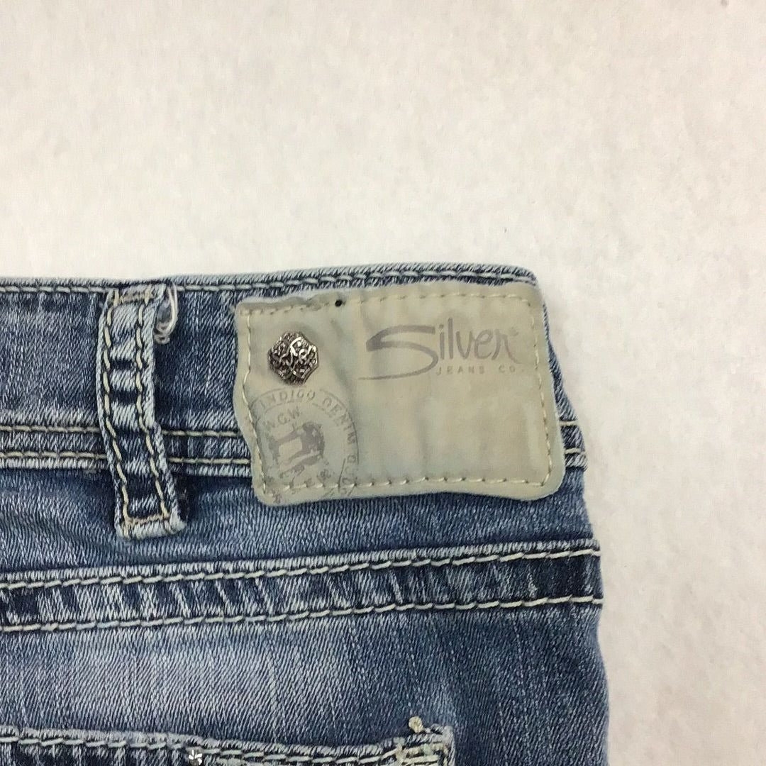 Women’s “Silver” Mid Capri Jeans