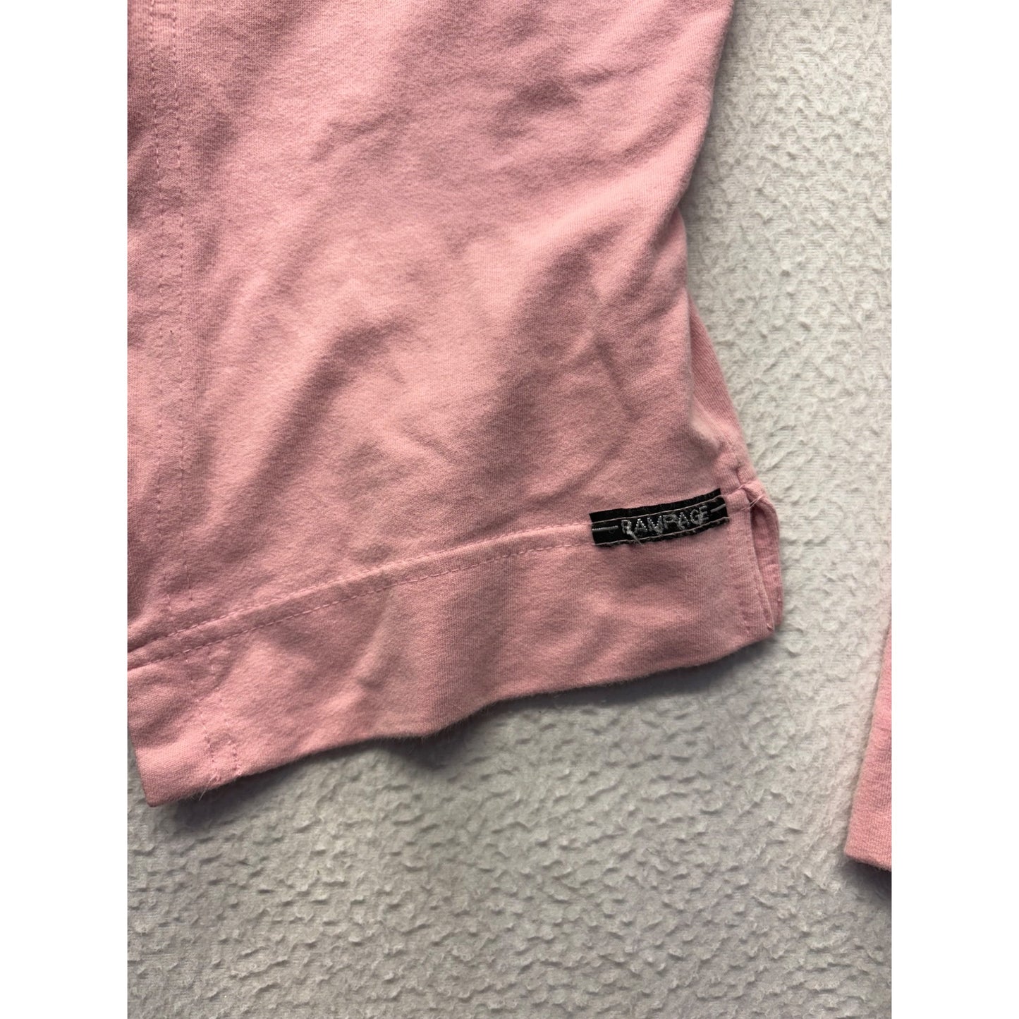 Vintage Y2K Rampage Pink Full-Zip Sweatshirt #7543