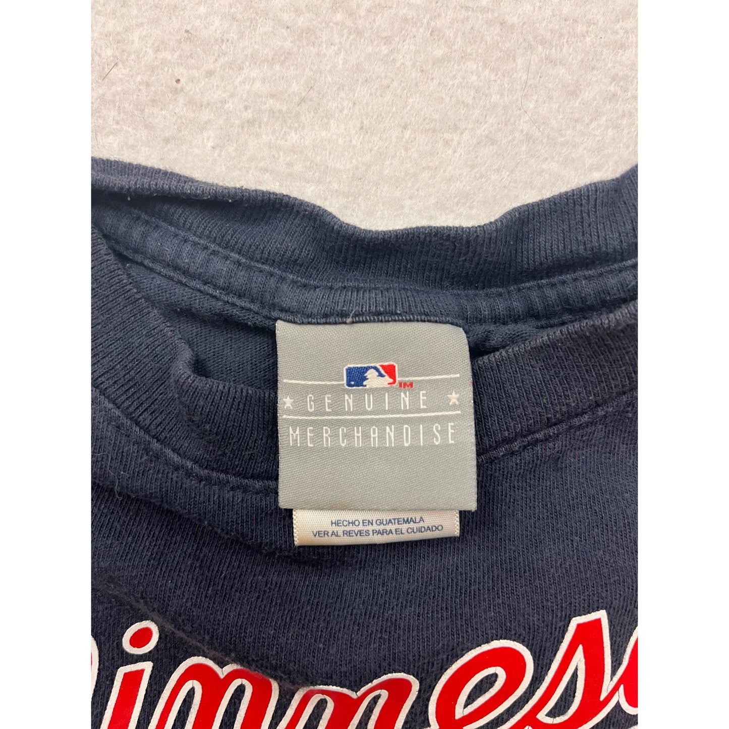 Minnesota Twins 7 Mauer Navy Graphic T-Shirt 3T #8491