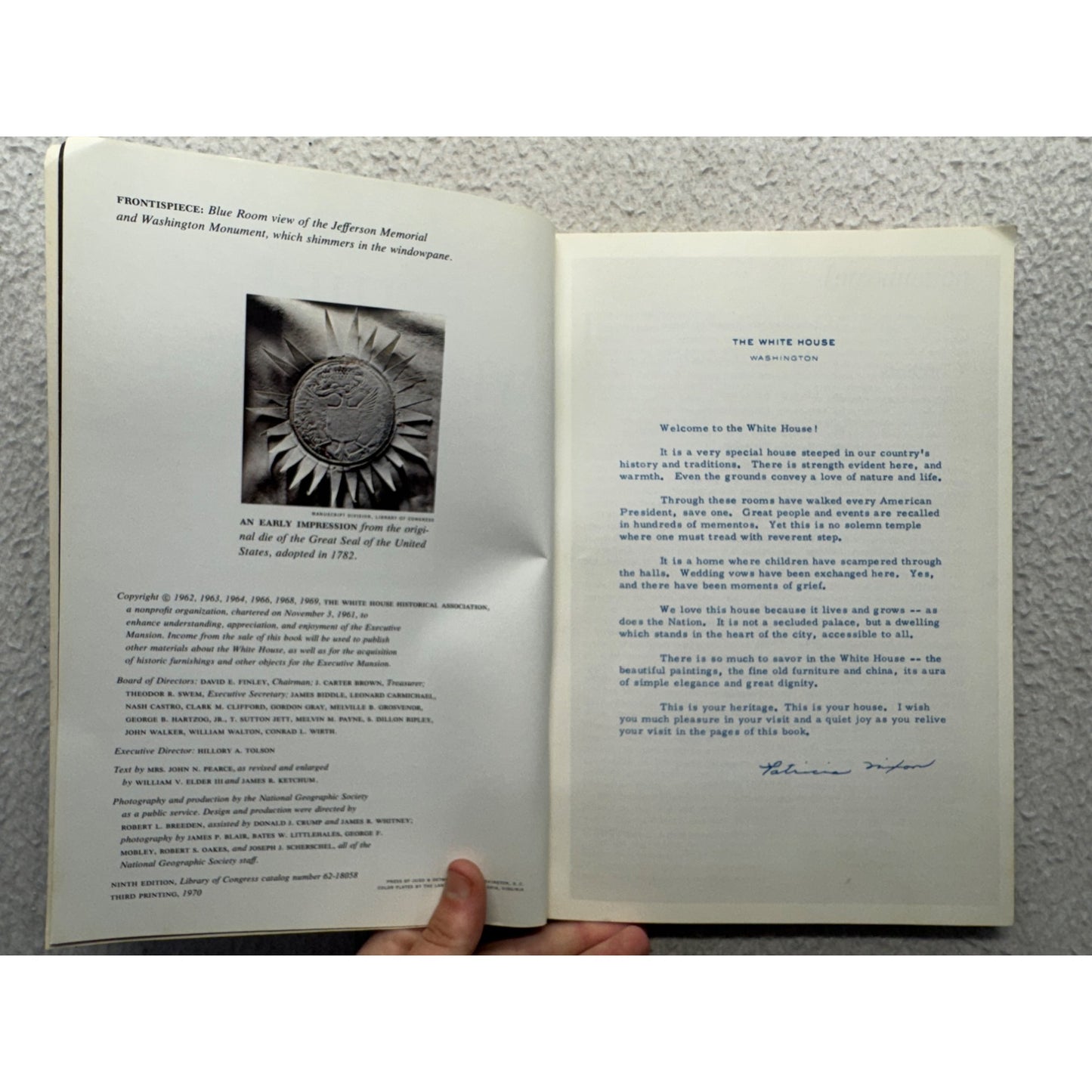 The White House Historic Guide Hardcover Book 435B