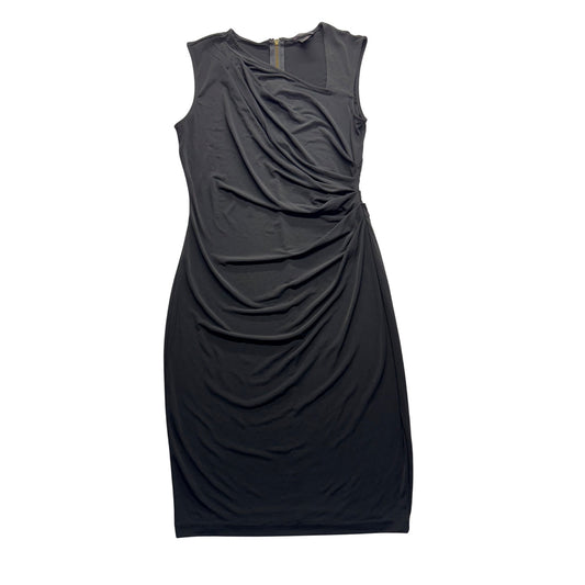 Victorias Secret Black Sleeveless Ruched Bodycon Dress M/M #7802