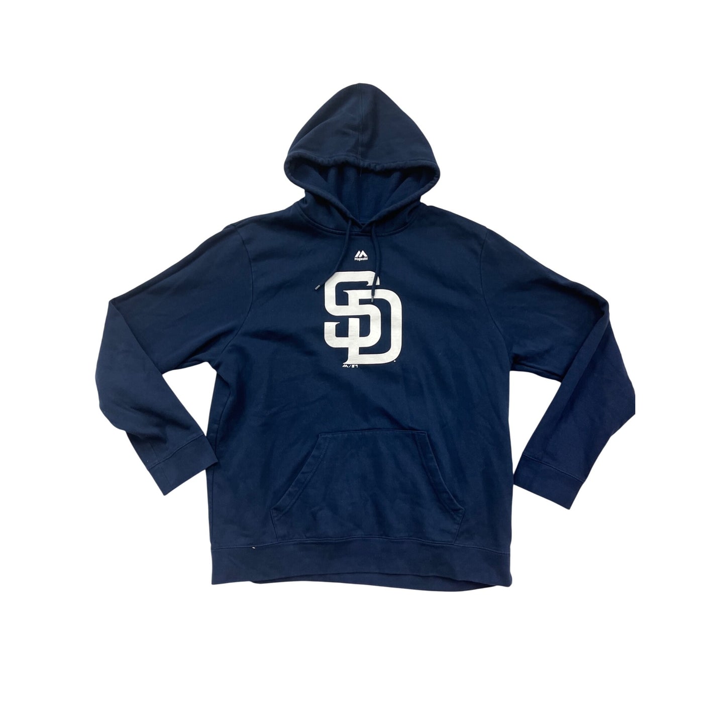 Majestic San Diego Padres Navy Pullover Hoodie XLTG #829A